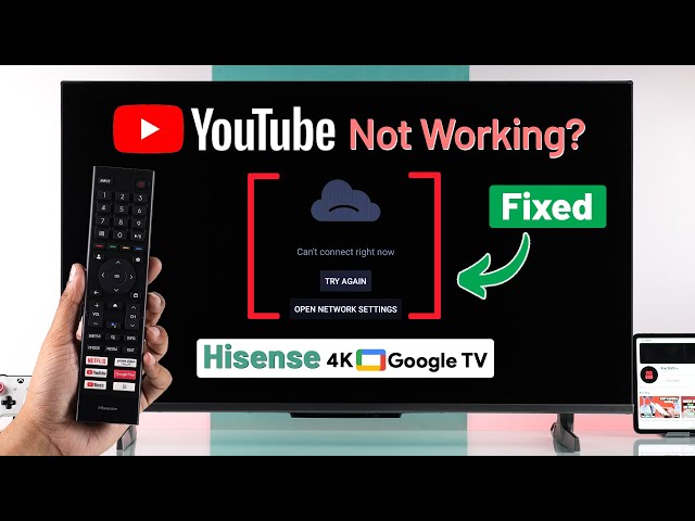 YouTube on Hisense TV: Setup and Troubleshooting